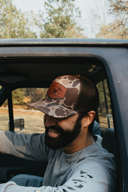 Mallard Leather Patch Hat