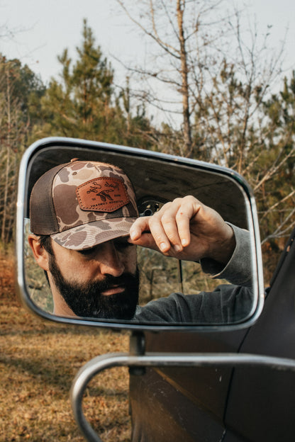 Mallard Leather Patch Hat