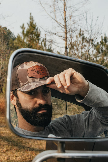 Mallard Leather Patch Hat