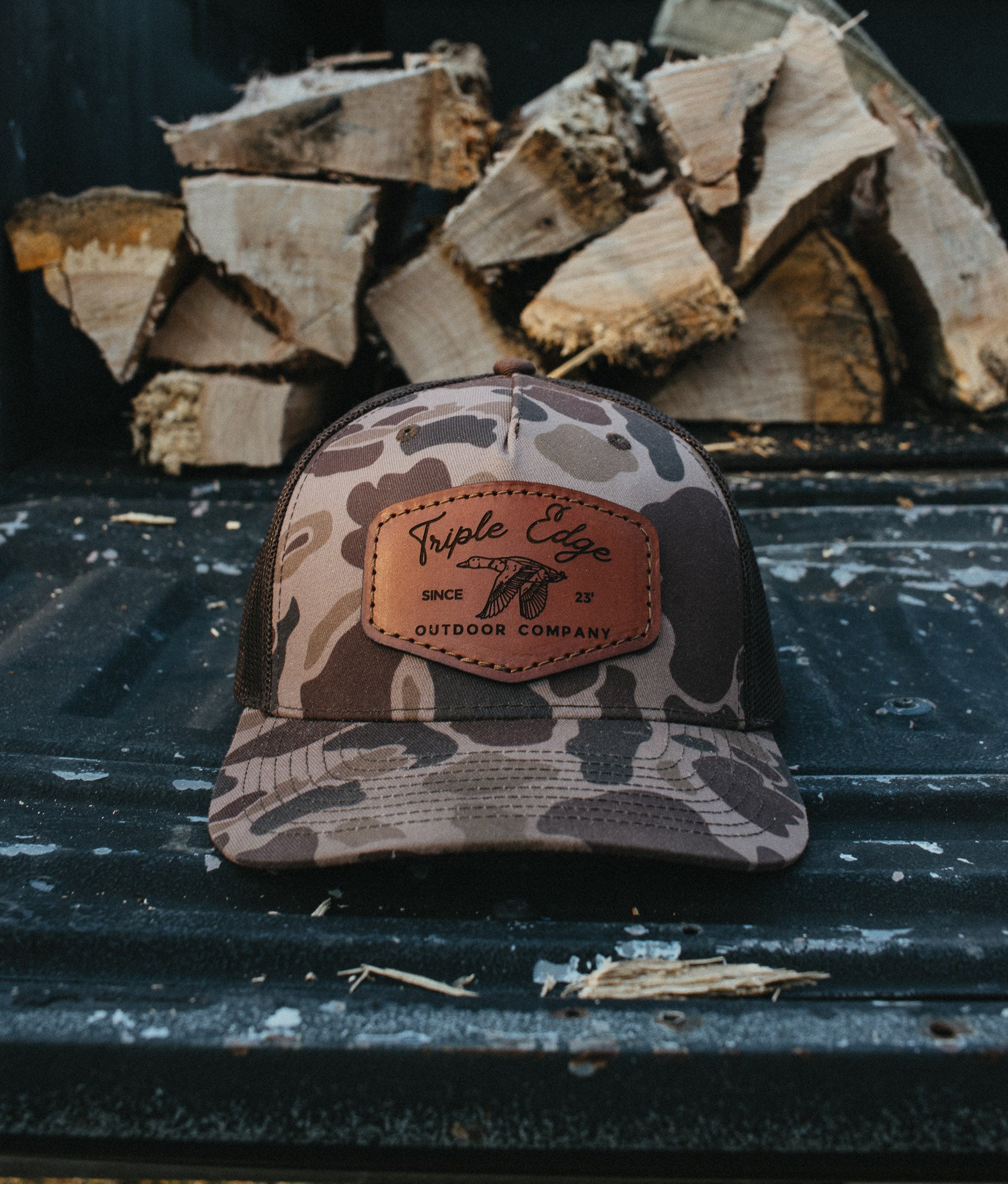 Leather Patch Hat