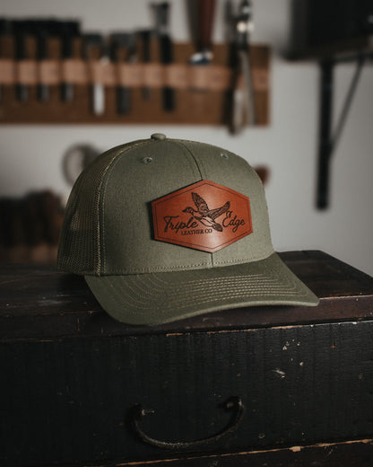 Waterfowl Leather Patch Hat