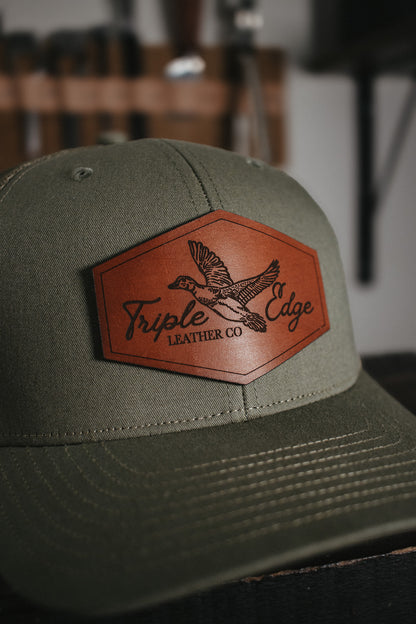 Waterfowl Leather Patch Hat