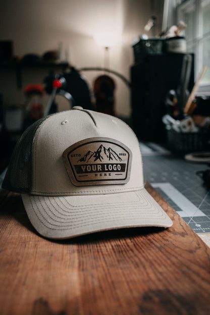 Custom Richardson 112 Leather Patch Hat