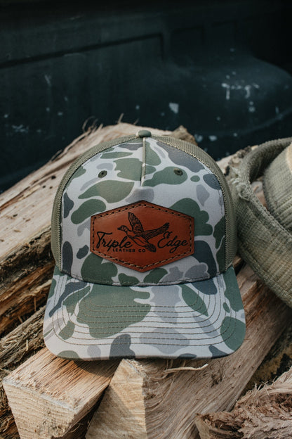 Waterfowl Leather Patch Hat